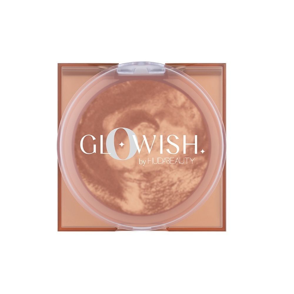 🖤 HUDA BEAUTY MINI GLOWISH SOFT RADIANCE BRONZING POWER GLOW LIGHT TEXTURE NIB